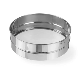 HENDI Round Sieve for Flour and Semolina with Hanging Loop Diameter 250 x Height 75 cm Stainless Steel
