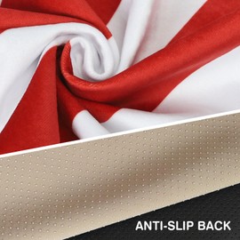 Universal Waterproof Car Seat Covers USA Flag - Automotive Seat Cushion for Sedan SUV Truck Front OR Rear Seats - Anti Slip Car Seat Protector Suit for After Yoga Gym Hiking Running Workout Sport