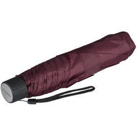doppler Pocket Umbrella Fibre Havana Plain, Royal Berry - UV protection, Pocket umbrella hand opener