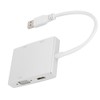 4 in 1 USB3.0 Adapter to VGA DVI HDMI LAN