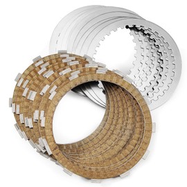 kekykm Twin Cam Extra Plate Friction Steel Clutch Kit compatible with Harley Softail Touring Dyna Trike Twin Cam models 98-17, Evolution 1340 models 1998-1999 Replace of P/N 37980-10, 307-30-10013