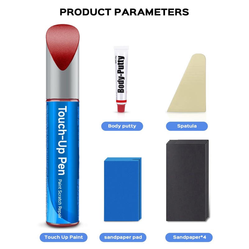 RSACET LY3D/G2 Tornado Red Touch Up Paint Kit Compatible with