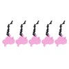 5Pcs Chew Necklace Food Grade Silicone Chewing Pendant for Toddlers