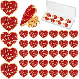 Jadive 36 Pcs Employee of the Month Lapel Pin Employee Appreciation Pins Bulk Employee of the Month Badge Employee Recognition Thank You Gifts for Staff Coworkers Teacher Team Rewards