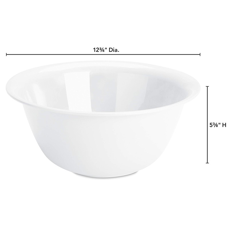 Sterilite 6 Qt Bowl for Mixing, Prepping, and Serving Food