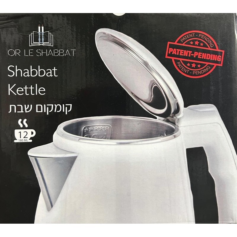 Electric Kettle 2.2L 12-Cup Stainless Steel Tank Double-Walled Auto-Off Dry