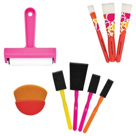 Mod Podge 10 Piece Tool Kit Perfect for a Variety of Decoupage Arts and Crafts Projects, Assorted