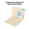 Manila Pocket File Folders, Doctor Stuff, Letter Size End Tab