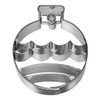 Birkmann 1010699510 Cookie Cutter Christmas Ball 6.5 cm, Grey Plastic,