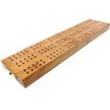 3 track hardwood British cribbage board - 30cm (12")