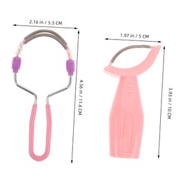 Ipetboom 2pcs Facial Hair Removal Device Facial Epilator for Women Facial Hair Remover for Women Face Hair Remover Tool Spring Epilator for Women Face Hair Remover for Face Plastic