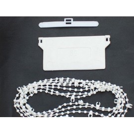 VERTICAL BLIND REPAIR KIT 89MM - HANGERS WEIGHTS AND CHAINS X 30
