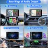 Portable Wireless with Apple CarPlay and Android Auto Screen for
