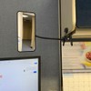 Ampper Ampper Glass Clip On Security Mirror, Flexible Convex Cubicle
