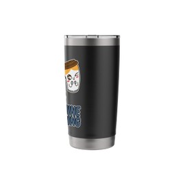 First Coffee Then Machine Learning --- Stainless Steel Insulated Tumbler