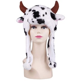 Xiang Ru Animal Hat, Christmas Cosplay Cow, Year of the Ox, Tiger, Year of the Tiger, Panda, Rabbit, Year of the Rabbit, Costume, Plush Toy, Children, Women, Men, Animal, Headwear, Gift, Windproof