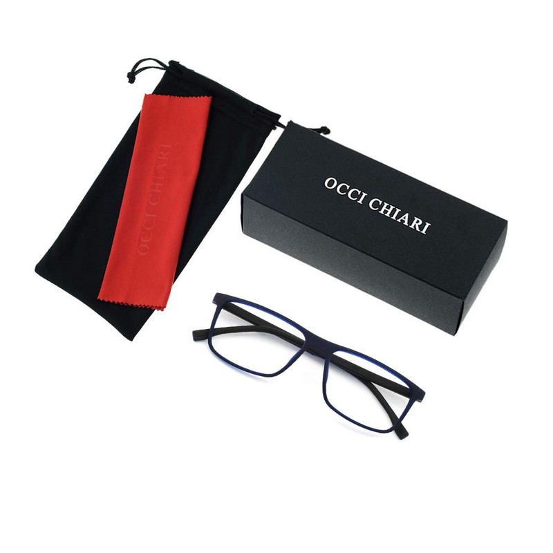OCCI CHIARI TR90 Men's Eyeglasses Frame Fashion Clear lens Glasses