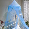 THREENTDAY Bed Canopy for Girls, Mosquito Net with Stars Princess