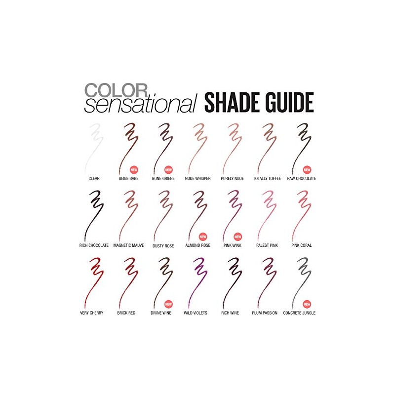 Maybelline Color Sensational Shaping Lip Liner Makeup, Beige Babe, 0.01