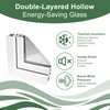 Vinyl Basement Slider Window,32" x 16" Basement Window,Removable Sliding Windows