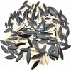 Leaf Petal Ceramic Mosaic Tiles for Crafts, 500 g Irregular
