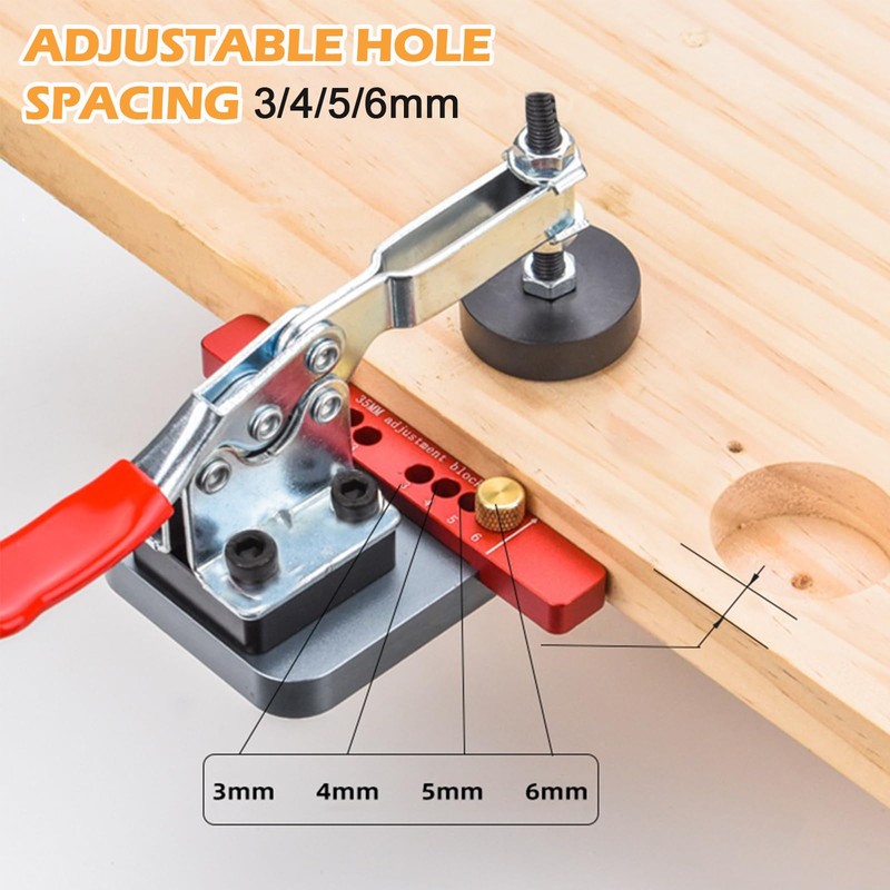 35 mm Hinge Drilling Template, Drilling Template, Concealed Hinge Gauge,