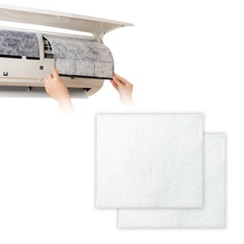 Como Life Air Conditioner Internal Filter, Petalaku, 2 Pieces (Approx. 13.8 x 15.7 inches (35 x 40 cm), Air Conditioner Filter, Inner Seal, Air Filter for Air Conditioners, Air Filter, Tear,
