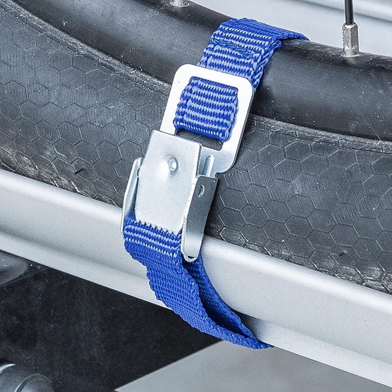 Multibros 8 x fastening straps with metal buckle, 40 cm