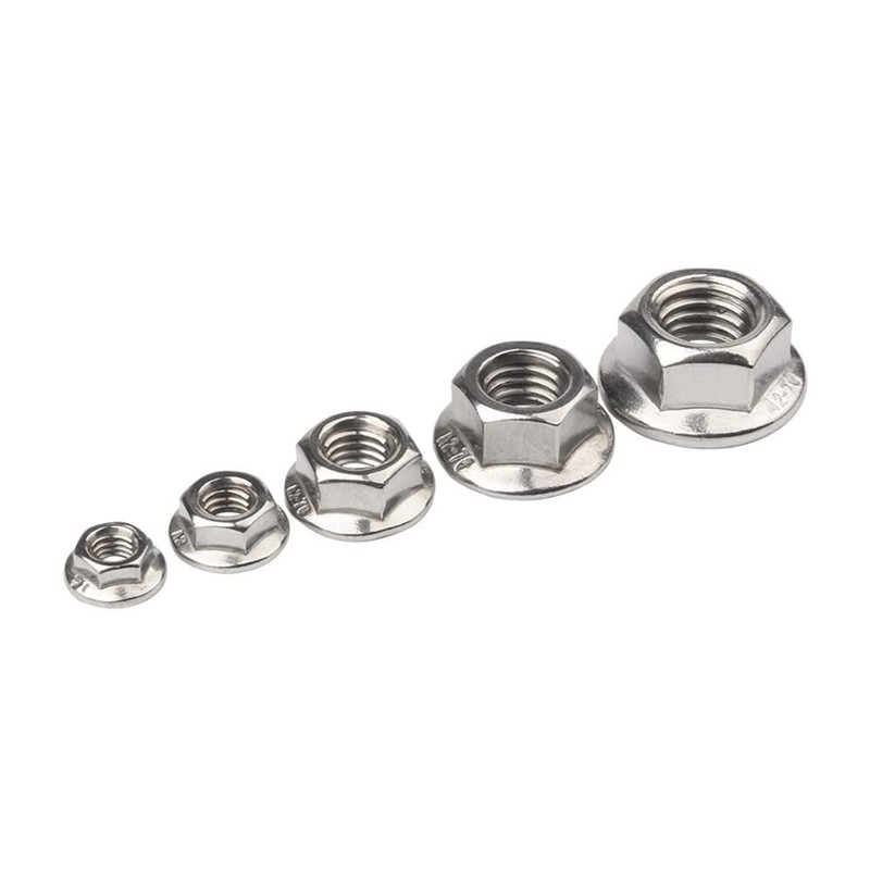 Hex Flange Nuts Set of 20 M3 M4 M5 M6