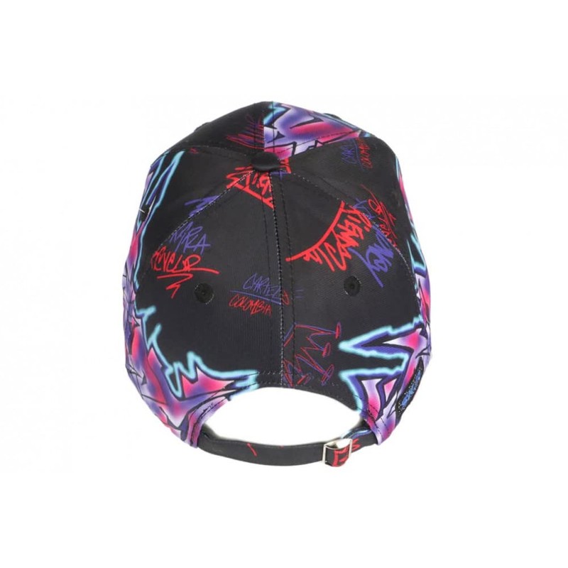 Plata O Lead Blue and Pink Rhinestone Columbia Baseball Cap