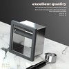 Bottomless Coffee Knock Box, Stainless Steel Espresso Knock Box Chute