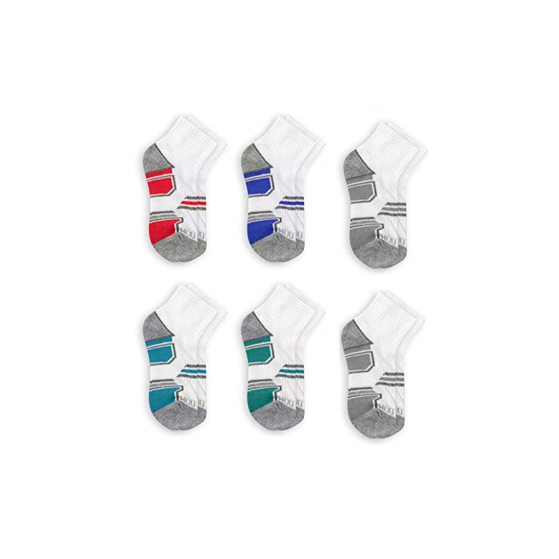 Fruit Of the Loom Boys' Everyday Active Ankle Socks (12