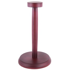 Battle-Merchant Helmständer aus Holz mit runder Bodenplatte - Helm Ständer - Mittelalter Wikinger LARP Motorrad