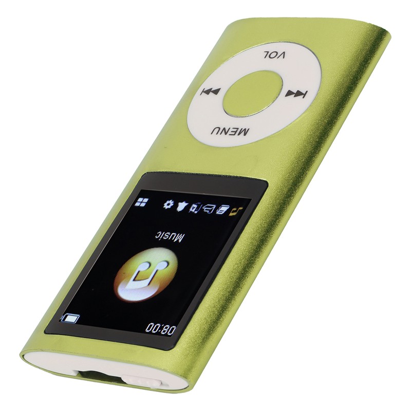 MP3 Player Stylish Multifunctional Lossless Sound Slim 1.8 Inch LCD