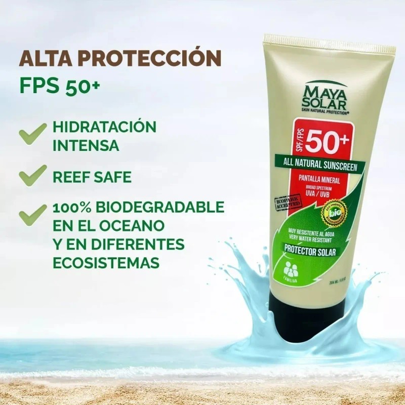 Bloqueador Solar Biodegradable Fps Repelente
