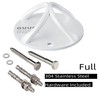 OUUO 304 Stainless Steel Wall Mount Anchor for Suspension Straps