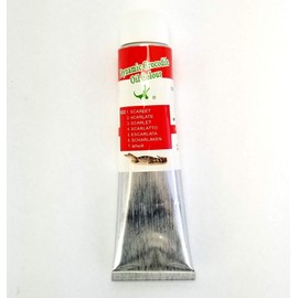 Artist Quality Oil Paint, Color: Scarlet Red, 170 ml Tube, ASTM D4236