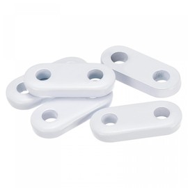 sourcing map Curtain Weights (20g), Drapery Iron Weight for Bathroom Home Curtains Tablecloth Flags, White, 20Pcs