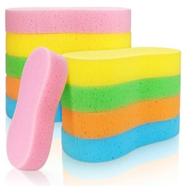 Faxco 10 Pcs Car Wash Sponges, Car Cleaning Large Sponges, Washing Car Sponge Pads, Colorful Soft Wash Sponge Pads