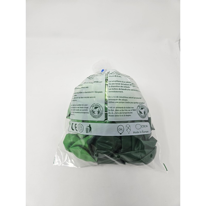 50 Balloons, 3 Colours, Apple Green, Lime, Dark Green, Quality