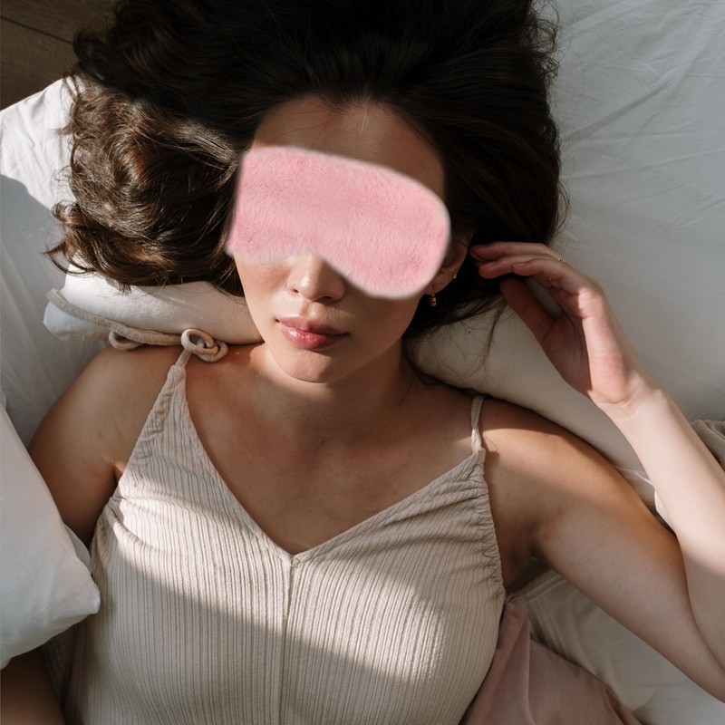 KKUADCEHI 1 Pcs Colors Eye Mask for Sleeping, Sleepover Stuff,