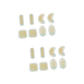 Healeved 16 Pcs Foot Stickers Heel Protectors Of Foot Sticker Toe Cushions Inserts Heel Cushion Heel Cushion Pad Kids Invisible Heel Grips Insole Child Rubber Loose