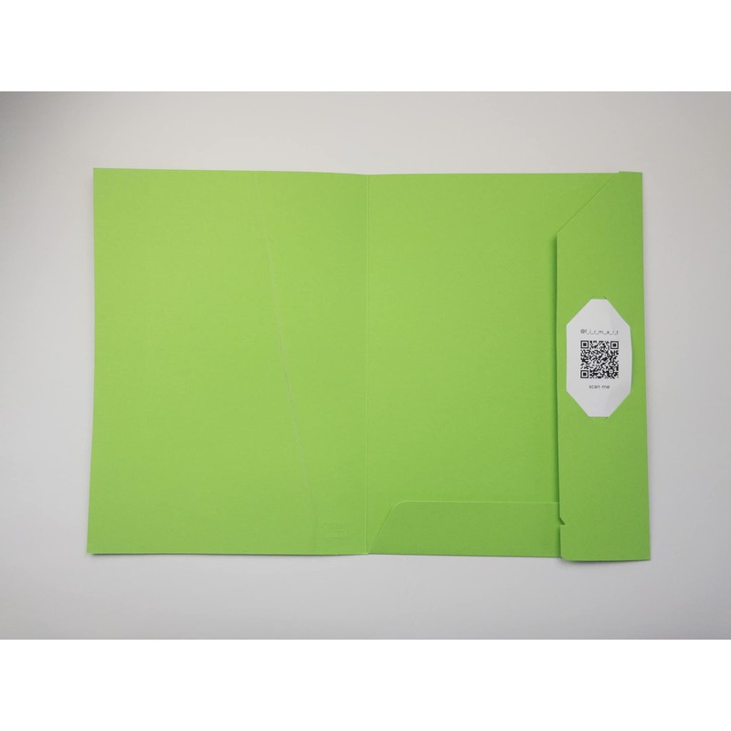Original BIGO Presentation Folder DIN A4 in Pistachio Green Pack