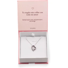 Collar de Corazón para Mujer en Plata de Ley 925 – Regalo para Esposa, Novia, Mamá, Hija, Hermana, Amiga, Cumpleaños, San Valentín, Día de las Madres, Aniversario – Incluye Empaque – Recibe Listo para Regalar