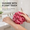 Shower Loofah Bath Pouf – Soft Mesh Body Scrubber with