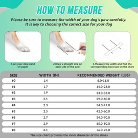 SlowTon Dog Shoes for Large Small Medium Dogs - Breathable Dog Boots with Reflective Strips, Paw Protector for Summer Hot Pavement Outdoor Walking, Anti-Slip Dog Booties for Winter Snow(4 Packs #6)