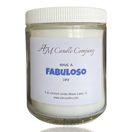 Have a Fabuloso Day Scented Candle - Premium Coconut Blend Wax Flooring Cleaning Scented Candle, Clean Scented Candle