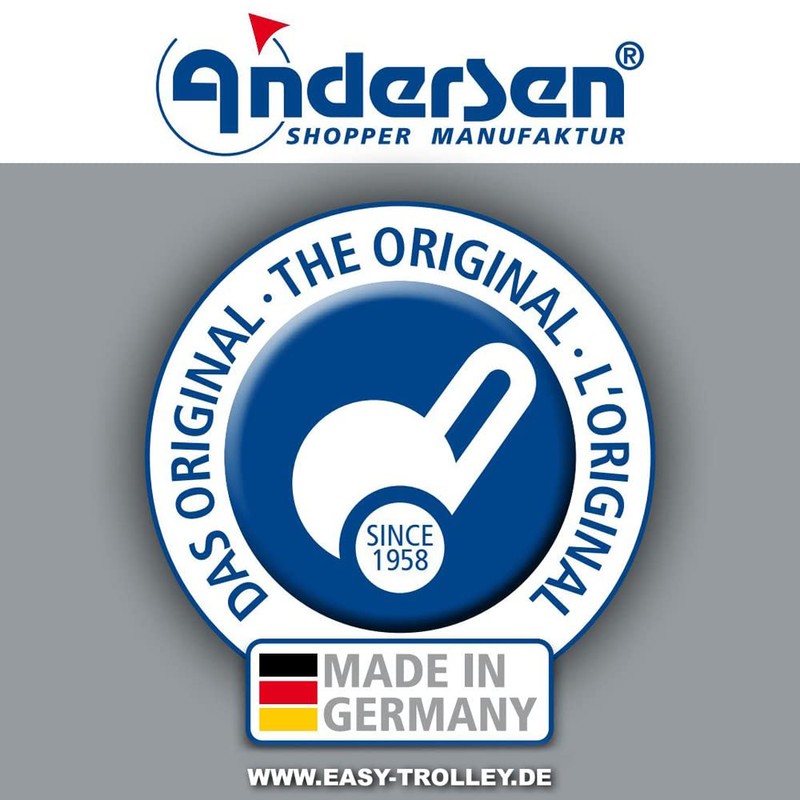 Andersen Replacement Wheels for Shopping Trolley, Suitable for Royal, Scala,