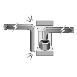 Bondhus SBLX13 Ball Point Stubby Hex Wrench Set 13 Piece Inch Type