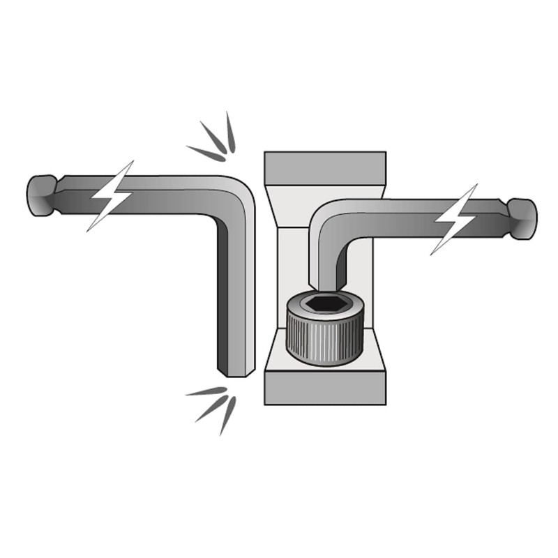 Bondhus SBLX13 Ball Point Stubby Hex Wrench Set 13 Piece